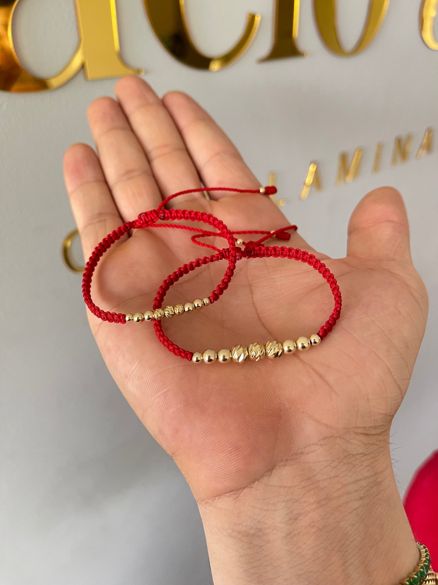 Pulseras de parejas diamantado